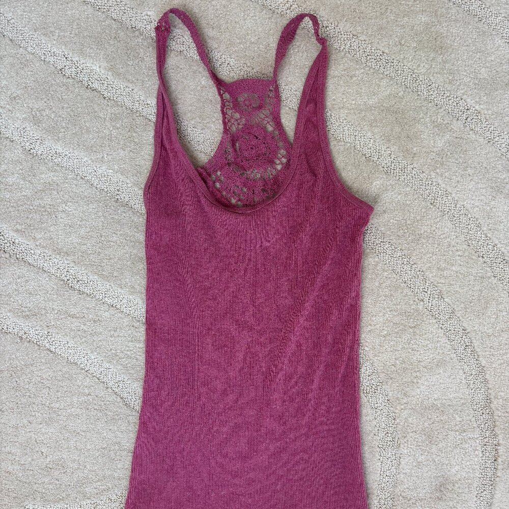 Wet Seal Crochet Back Tank